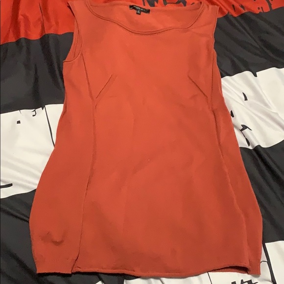 Lafayette 148 Sleeveless Rust Burnt Orange Top - Picture 3 of 3
